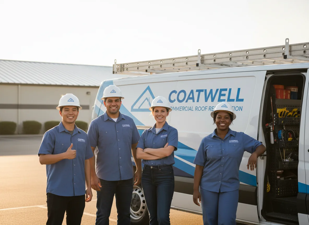 Commercial roof coating company in Robbins, CA